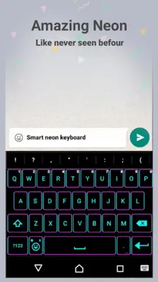 Smart Emoji Neon Keyboard android App screenshot 8